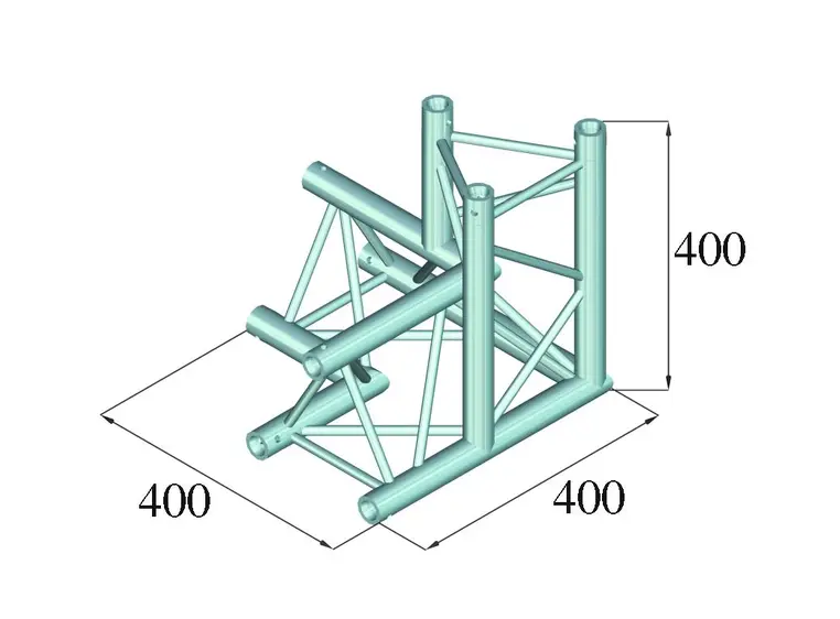ALUTRUSS DECOLOCK DQ3-PAL34 3-way corner 90° 